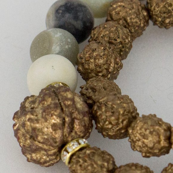 Bracelet Stretch Semi Precious Stones - Picture 3 of 3